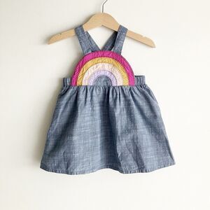 Baby Cat & Jack Rainbow Jumper Dress Girls 18M Summer Spring Casual